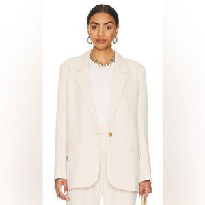 Steve Madden Kris Blazer in Pristine Ivory